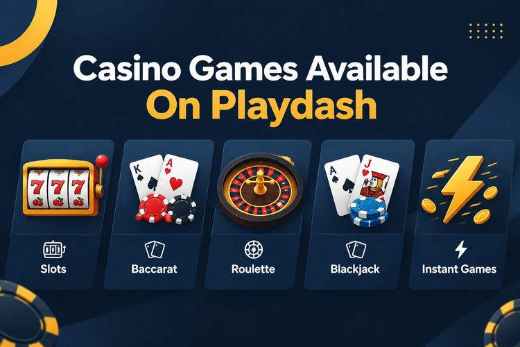 Casino Games Available On Playdash